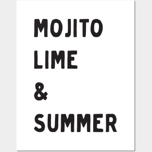 Mojito lime and summer Posters and Art